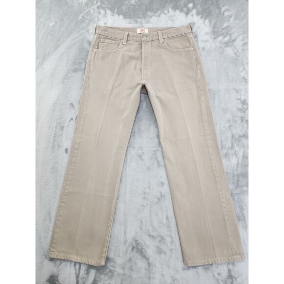 Levi's Other - Vintage Levi's 501 XX Button Fly Denim Jeans Size W36 L30 Tan Straight Cotton